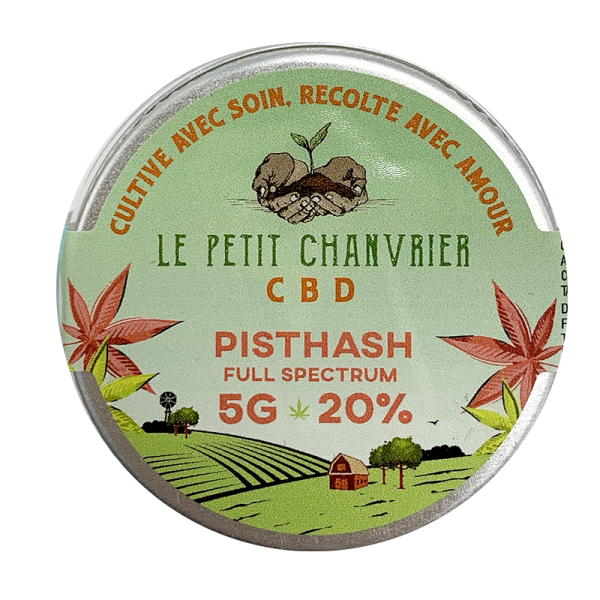 Petit chanvrier - Pisthash CBD Solide 20% - 5g